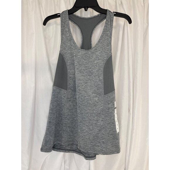 Xersion Womens Essential Performance Tank Top Medium Gray Polyester & Spandex - Picture 3 of 5